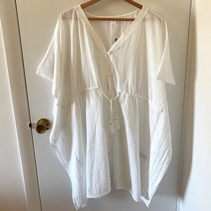 NWT Kaftan / Cover-Up White